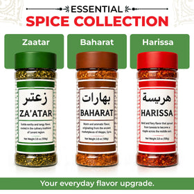 Pelto Baharat jar; warm, aromatic spice blend elevating rice and roasted meats.