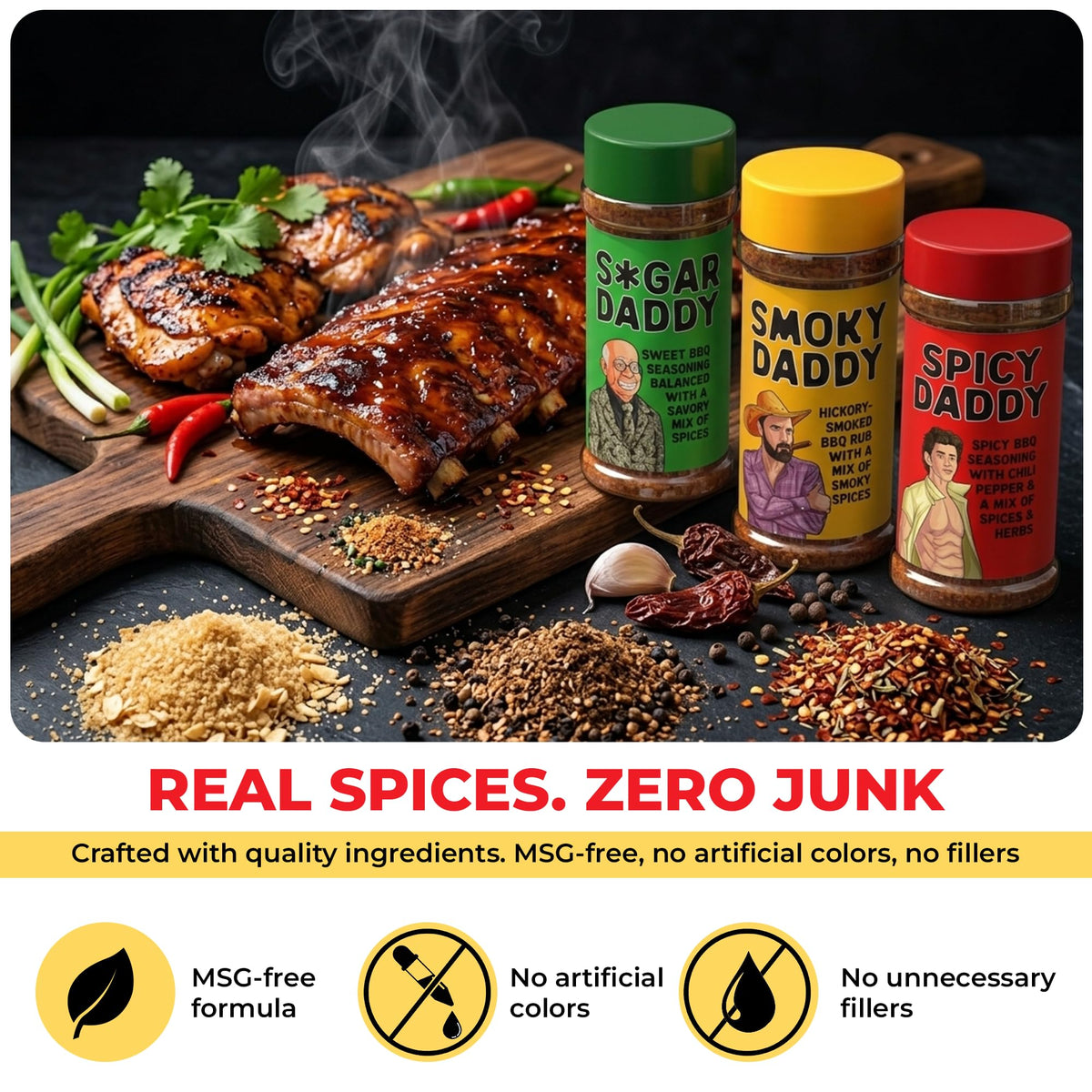 Pelto Dad BBQ Gift Set Stainless steel grill tongs ready to flip.