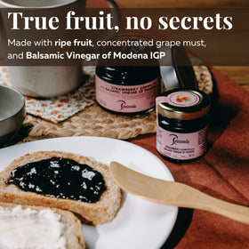 Peninsola blueberry compote jar elevates desserts and ice cream