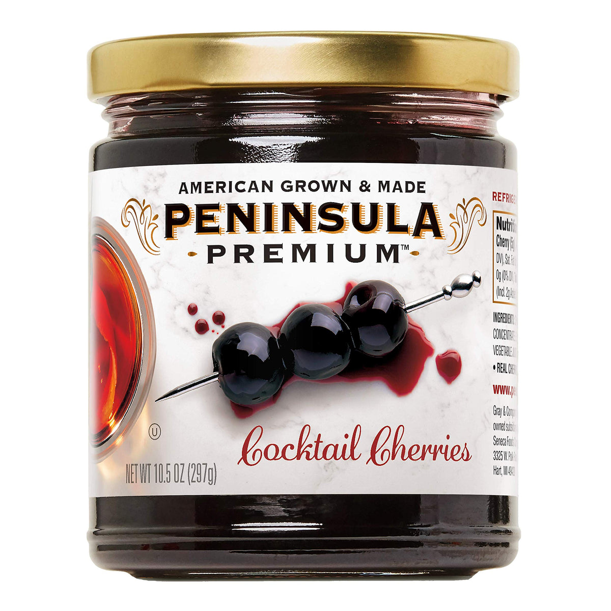 Peninsula Premium Cocktail Cherries showcase award-winning cherries for cocktails