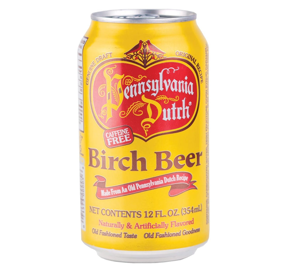 Pennsylvania Dutch Birch Beer can pack 12, refreshing for gatherings and everyday moments.
