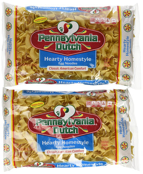 Pennsylvania Dutch egg noodles in a cozy bowl, great for comforting soups.