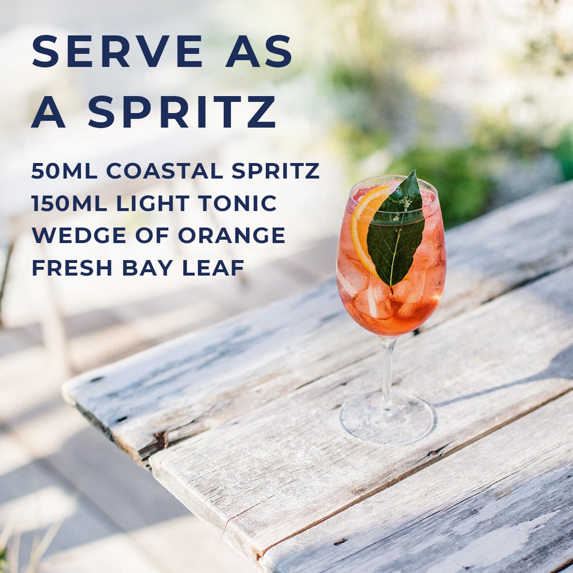 Pentire Coastal Spritz ice-serve setup for a sophisticated, alcohol-free moment.