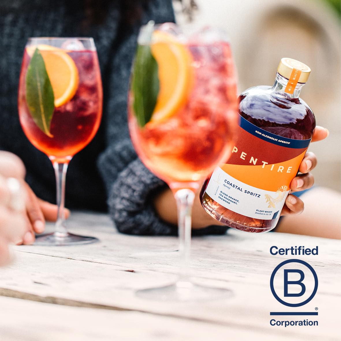 Pentire Coastal Spritz tonic-serve demonstrates a balanced mocktail option.