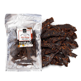 People's Choice Beef Jerky Hot Honey bag ready for on-the-go snacking.