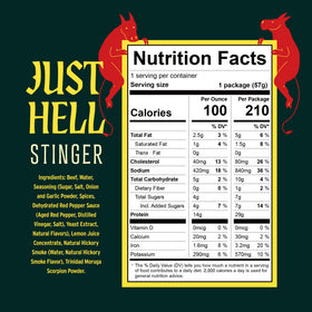 Aromas and chewy texture captured in a Just Hell Spicy pack shot.