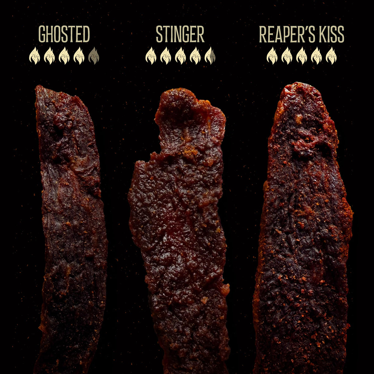 People's Choice Beef Jerky Just Hell Spicy Reaper pack with warm spice.