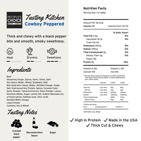 People's Choice Beef Jerky USA Made Packaging emphasizes quality craftsmanship
