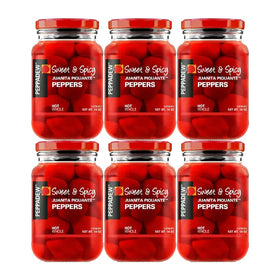 Peppadew Hot Peppers bundle front view highlighting bold, fruity heat.