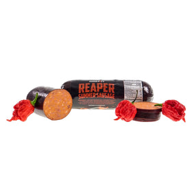 Pepper Joe's Carolina Reaper heat-filled close-up showing intense spice.