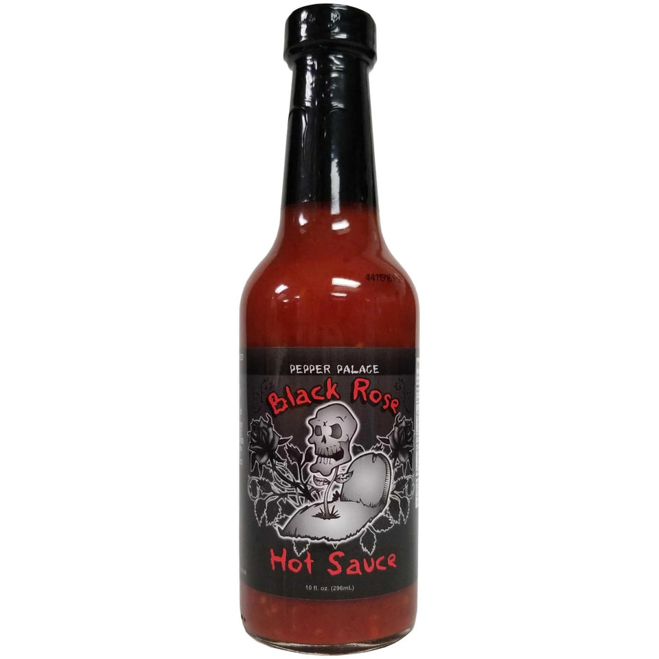 Pepper Palace Black Rose Hot Sauce bottle front for bold everyday flavor