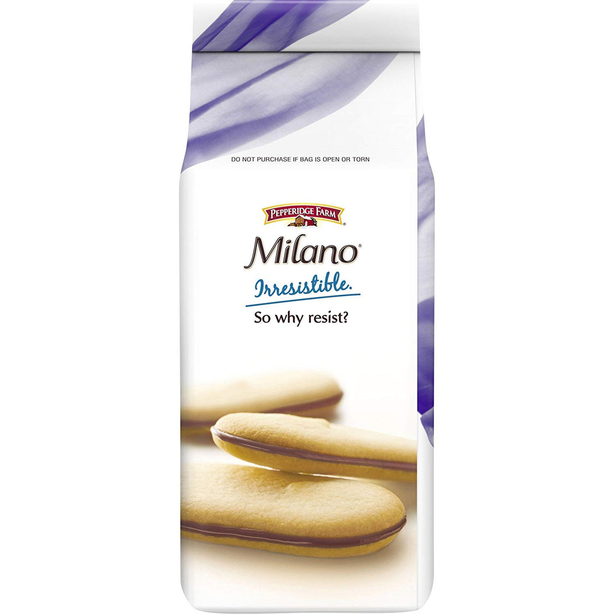 Pepperidge Farm Milano Double Milk Chocolate cookies trio pack, great for sharing or solo indulgence.