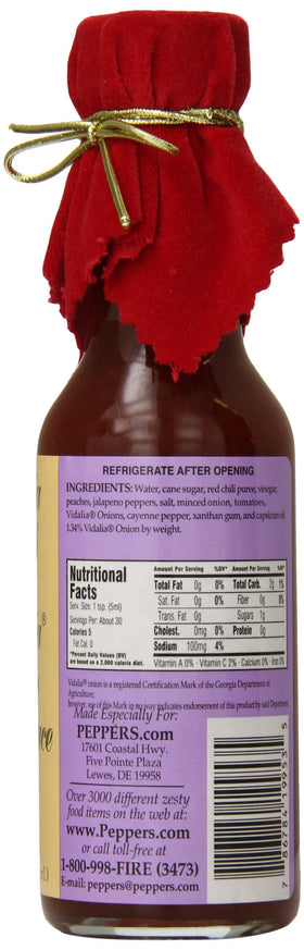 Pepper's hot sauce pours over seafood for a bright, fruity finish.