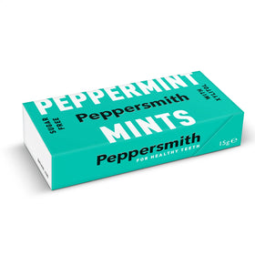 Peppersmith Fine English Peppermint mints, 25 mints per pack for daily refreshment