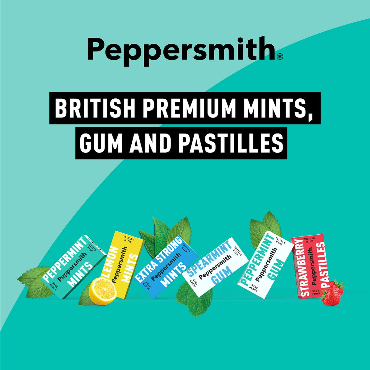 Peppersmith Peppermint-flavored mints with a refreshing cooling effect