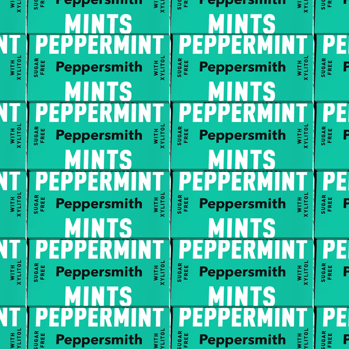 Peppersmith Travel-friendly mints in a compact tin for on-the-go freshness