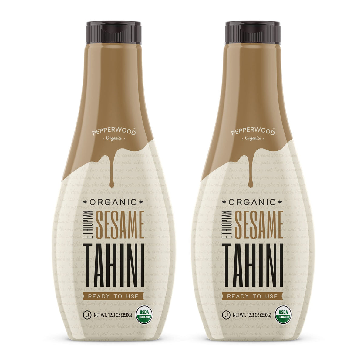 Pepperwood Organics Ethiopian Tahini squeezable cream for quick hummus and dips
