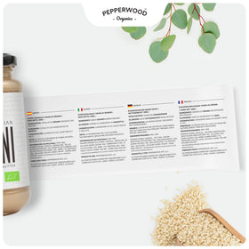 Dessert sauce using Pepperwood Organics tahini for depth