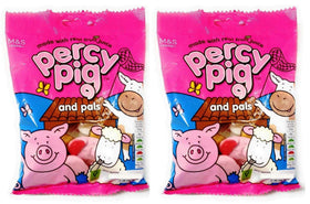 Percy Pigs and Pals pack front view, ideal for sharing at parties