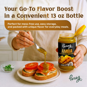 Pereg Amba glaze over grilled meats offers glossy sheen and zing.