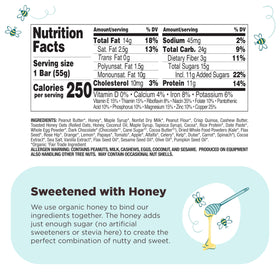Perfect Bar Choco Crisp nutrition panel highlighting 11 g protein per bar.