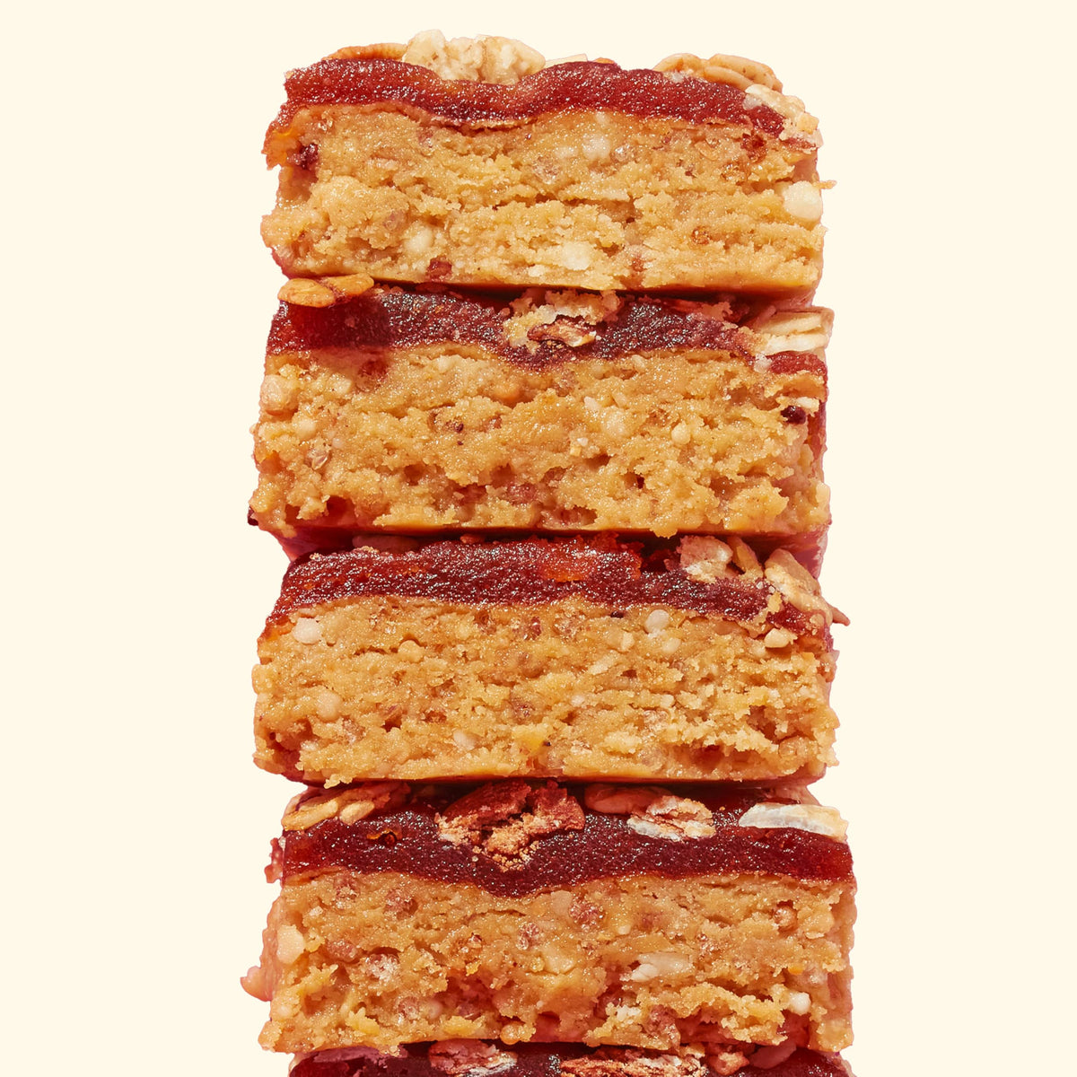 Perfect Bar fruit crisp mixed berry bars arranged for convenient on-the-go protein.