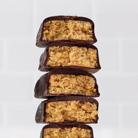 Perfect Bar Mini shows organic peanut butter, a clean ingredient snack.