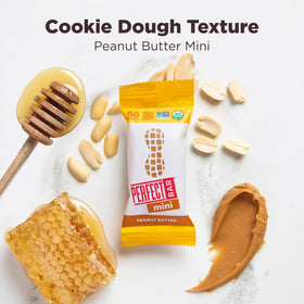 Twenty-plus organic superfoods in Perfect Bar Mini offer nutrient-dense, flavorful snacking.