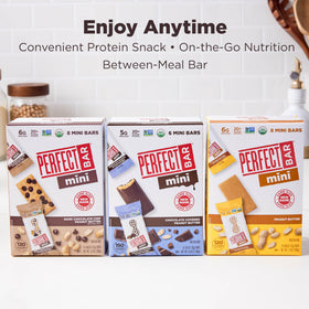 Perfect Bar Mini Refrigerated Pack image; best kept cool for texture and freshness.