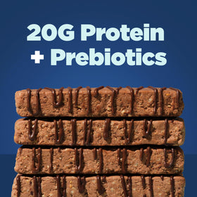 Close-up of soft-crisp texture with chocolate and peanut butter flavor for a satisfying bite.