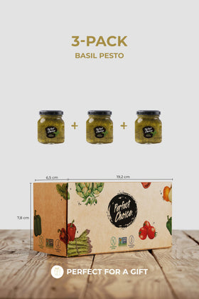 Perfect Choice Basil Pesto pasta dish ready to elevate dinners.