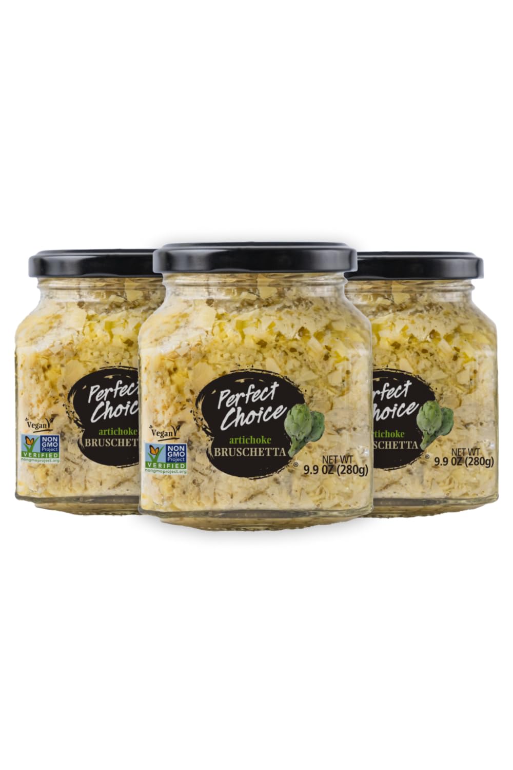 Perfect Choice Bruschetta Artichoke pack front view, ideal for gifting and entertaining.