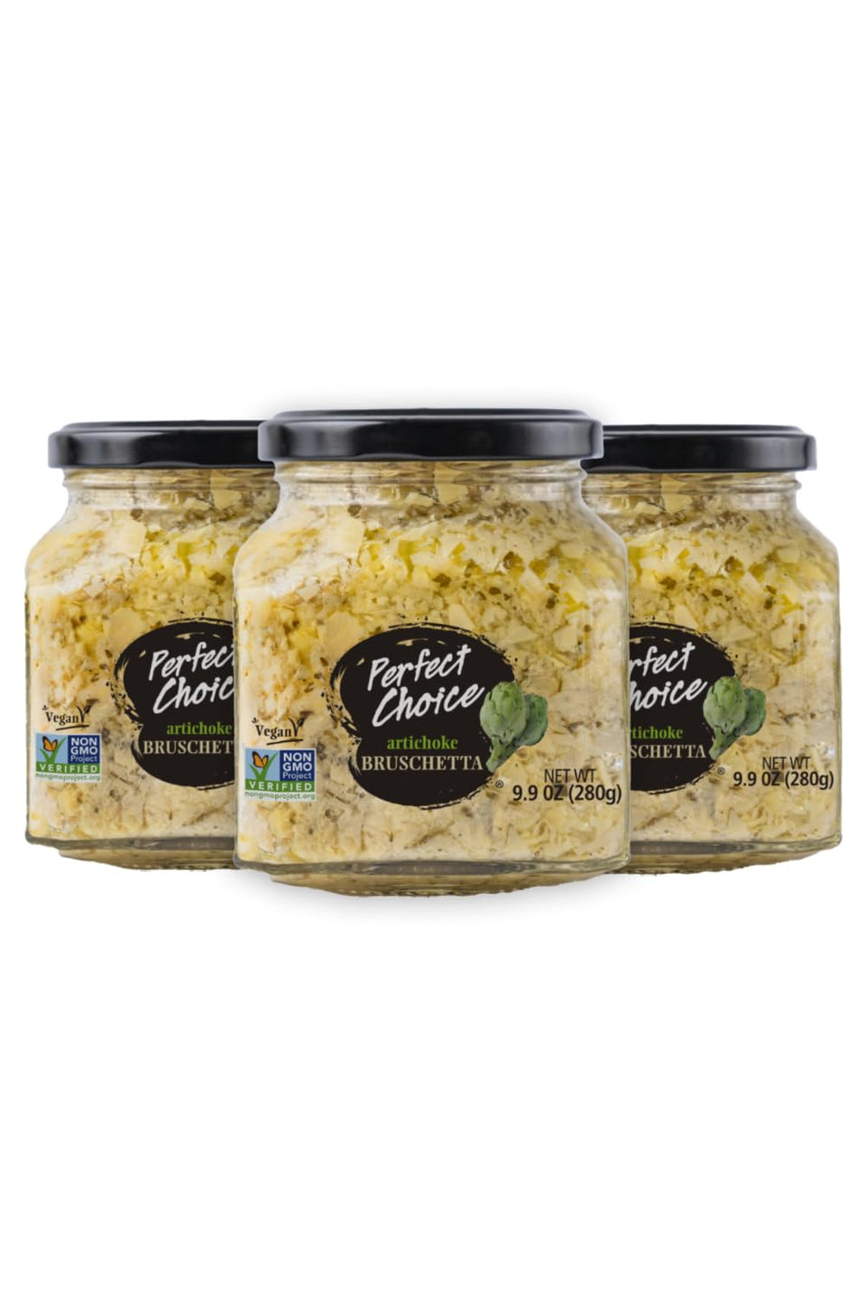 Perfect Choice Bruschetta Artichoke pack front view, ideal for gifting and entertaining.