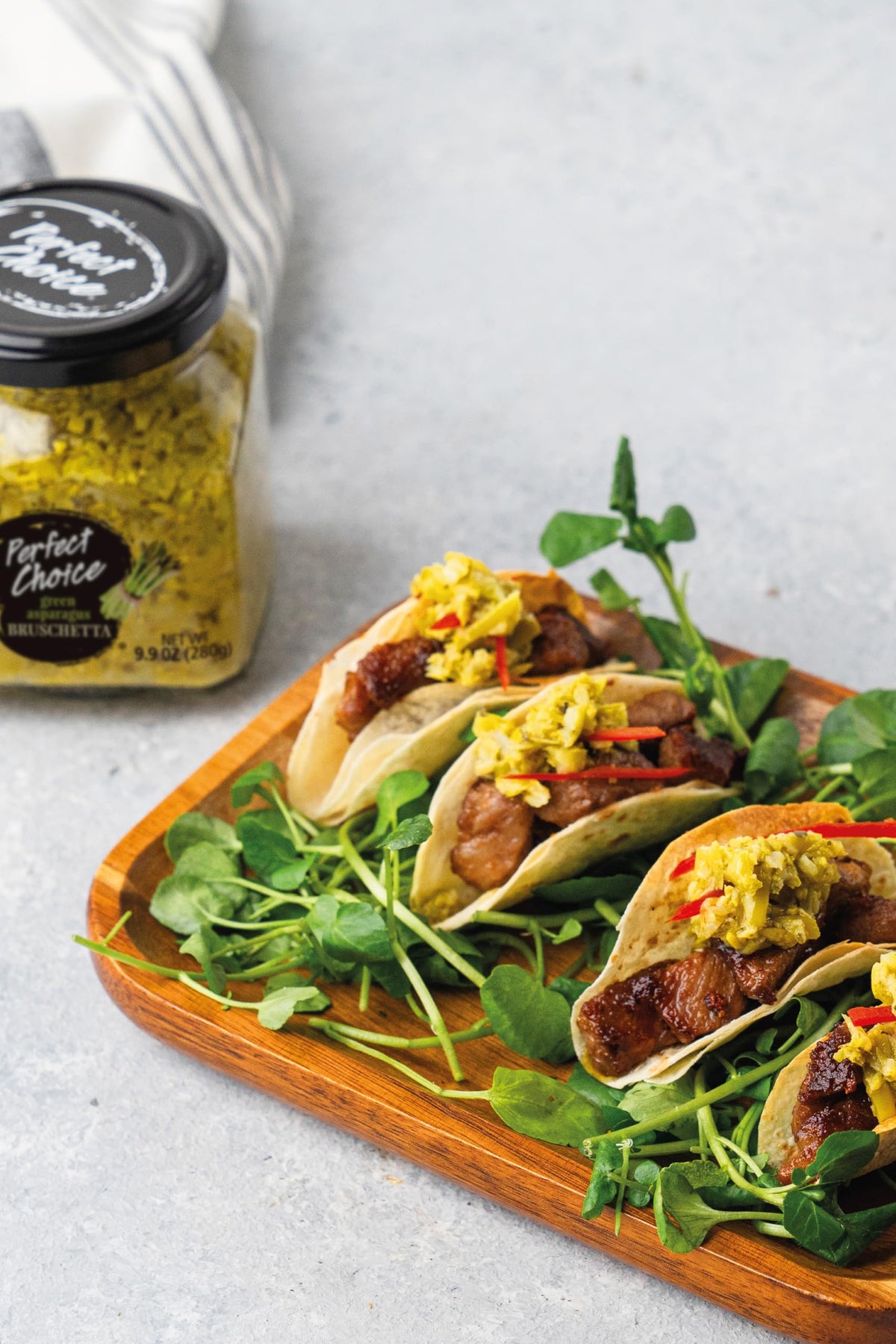 Perfect Choice high-quality ingredients hint at bold, flavorful dips