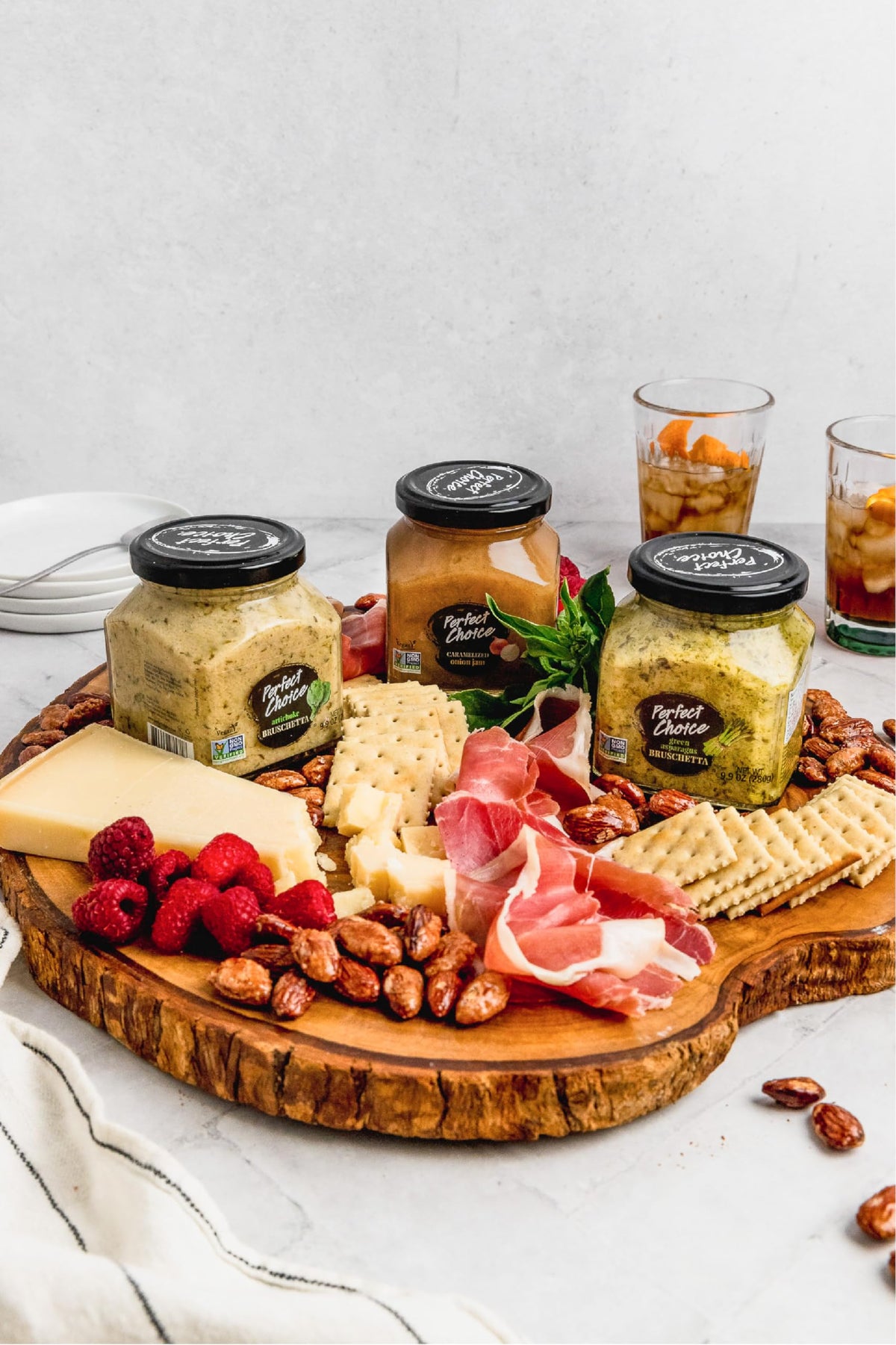 Perfect Choice ready-to-eat spread packaging displays convenient, ready-to-serve option