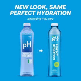Perfect Hydration bottle pour, ideal for refreshing on the go with alkaline water.