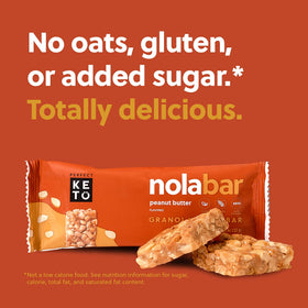 Perfect Keto Nola Bars breakfast setup; quick morning energy with MCTs.