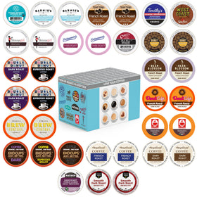 Perfect Samplers dark roast pod collection highlights bold flavor variety for Keurig lovers.