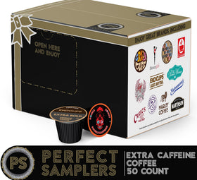Perfect Samplers variety-brand coffee pods on display for easy flavor exploration.