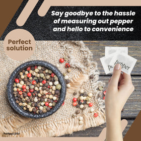 Perfect Stix Pepper Packets bulk display showcases ready-to-use portions for quick service