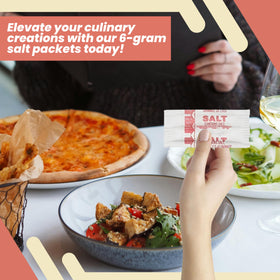 Perfect Stix salt packets for restaurants streamline condiment management.