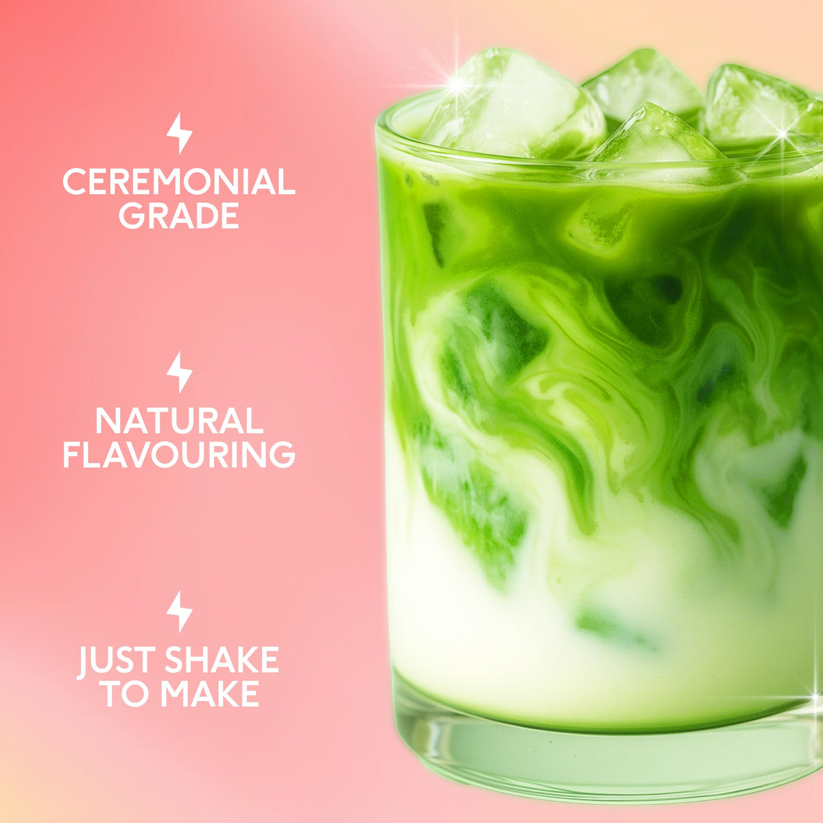 Perfect Ted Matcha fine powder closeup reveals lush green texture.