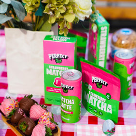 Perfect Ted Matcha packaging on shelf signals premium ceremonial quality.