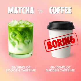 Perfect Ted Matcha tea brew steaming cup invites ritual and energy.