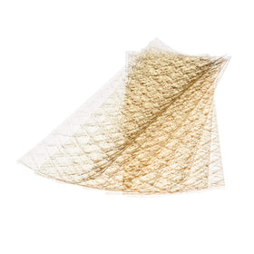 Dessert preparation using PerfectaGel sheets for a smooth texture