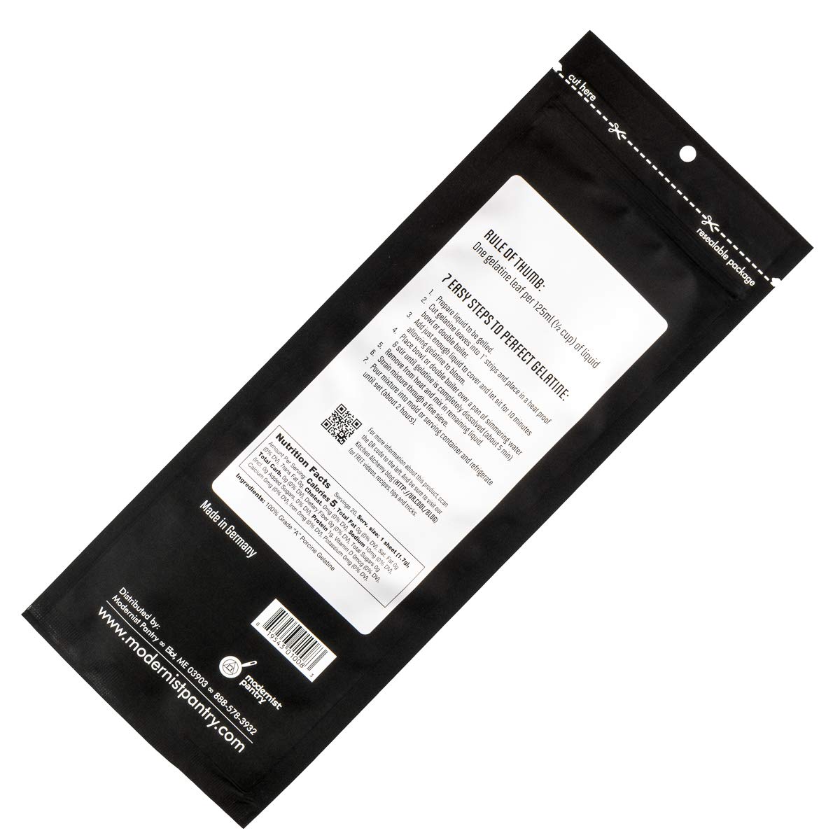 PerfectaGel sheets dissolve smoothly, reducing air bubbles in professional desserts.