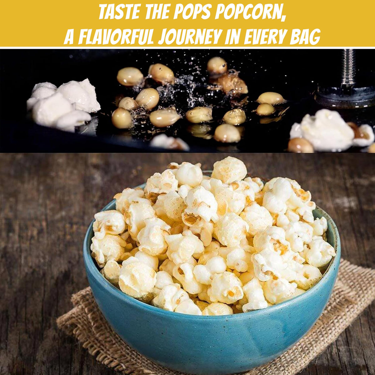Perfectware butter included for a rich, theater-style flavor at home.