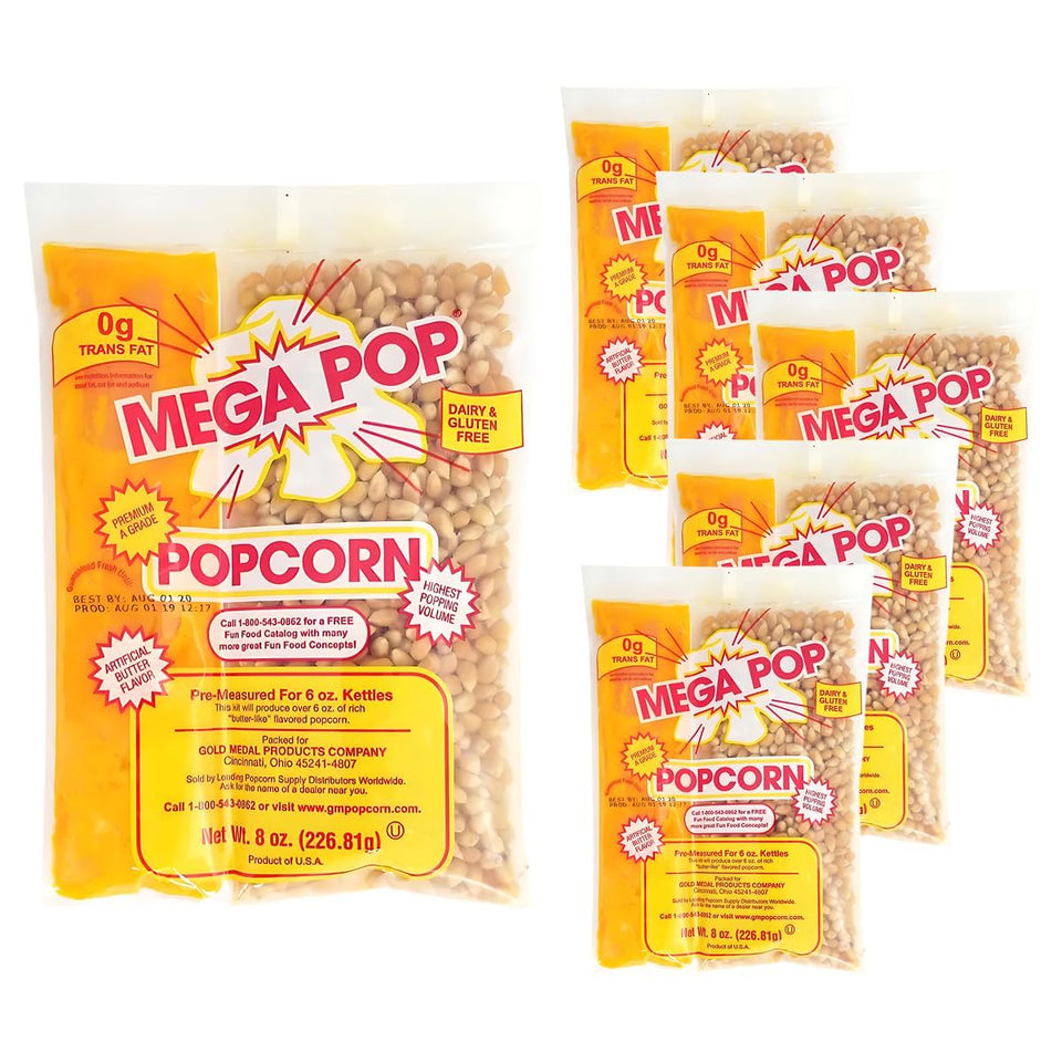 Perfectware popcorn 8oz packaging ready for cozy movie nights at home.