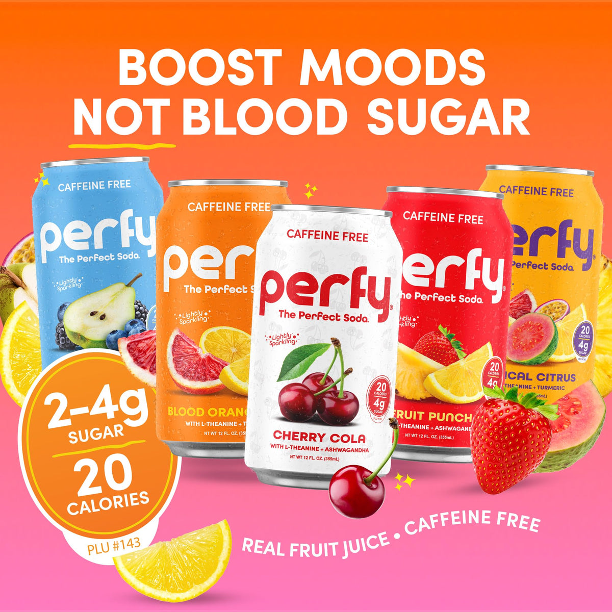 PERFY bottle highlighting keto-friendly, GLP-1 compatible formula.