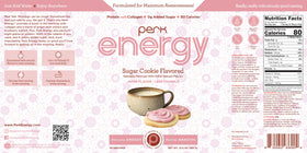Perk Energy Drink Mix Sugar Cookie lifestyle suggests a tasty caffeine boost between tasks